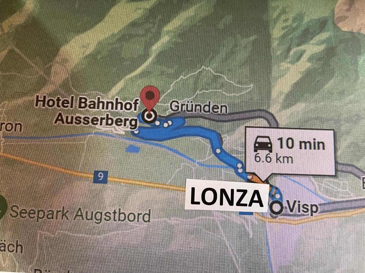 Visperblick 24-7 Parkplatz Und Fruehstueck Inkl Villa Ausserberg Luaran gambar