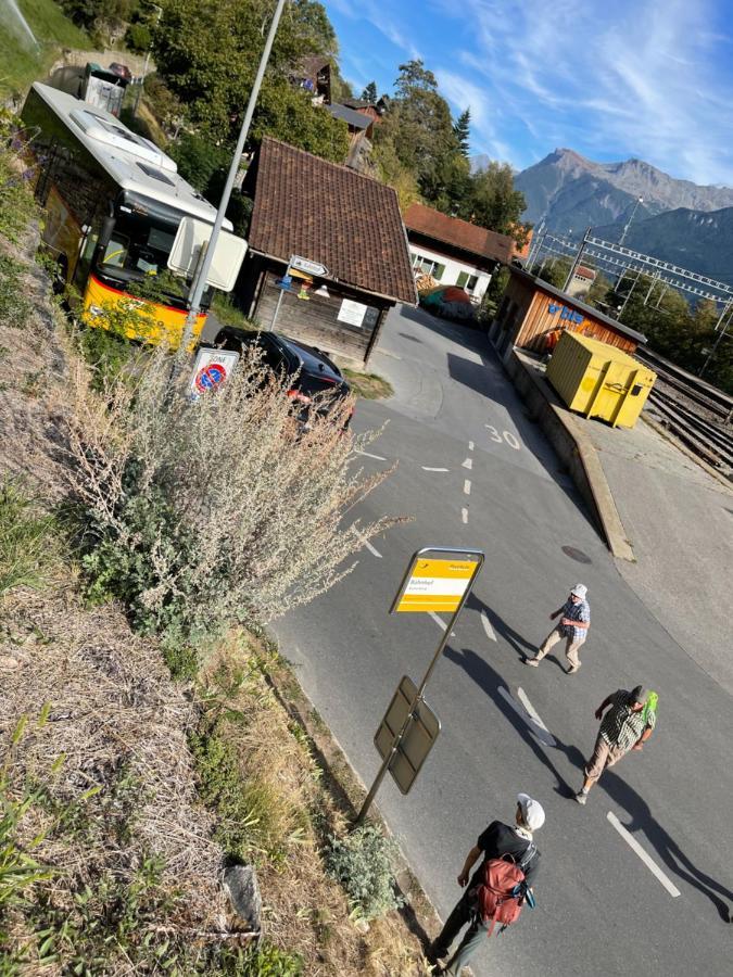 Visperblick 24-7 Parkplatz Und Fruehstueck Inkl Villa Ausserberg Luaran gambar